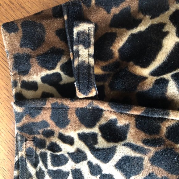VINTAGED ZARA ANIMAL PRINT WRAP SKIRT - Picture 3 of 3